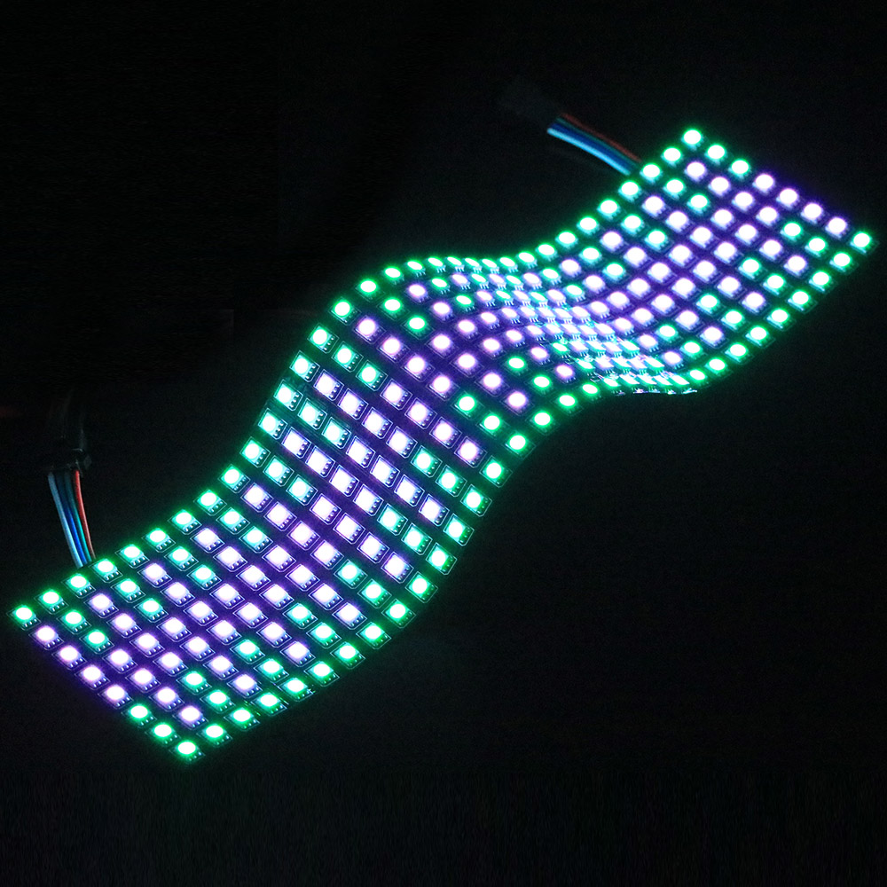 WS2815 RGB 32x8 LED Matrix Display Flexible LED Light Panels WS2815 RGB 32x8 LED Matrix Display Flexible LED Light Panels